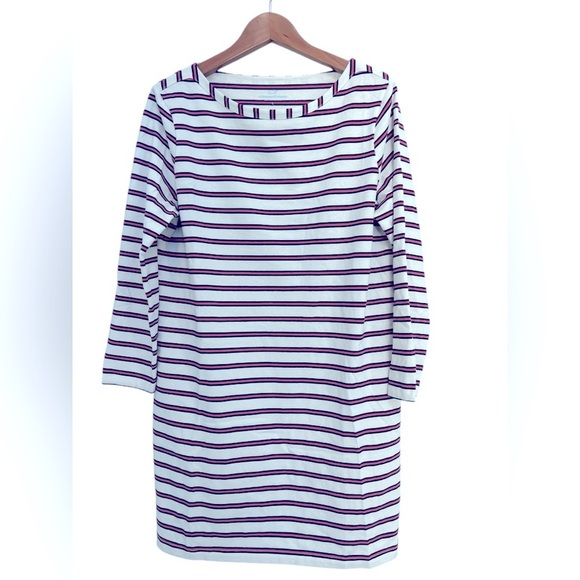 Vineyard Vines Cotton Striped pink/blue Knit Dress Size Large - Picture 1 of 5